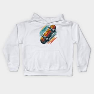 Skate Board Kids Hoodie